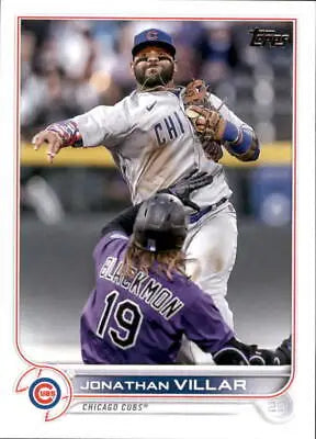 2022 Topps Update #US155 Jonathan Villar Chicago Cubs Baseball Card MLB NM-MT