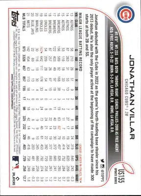 2022 Topps Update #US155 Jonathan Villar Chicago Cubs Baseball Card MLB NM-MT