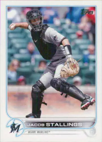 US175 Jacob Stallings Baseball card from 2022 Topps Update with original gloss