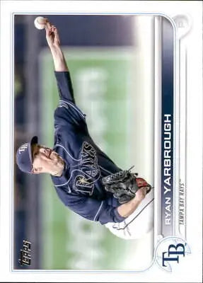 2022 Topps Update Ryan Yarbrough Tampa Bay Rays Baseball Card MLB NM-MT