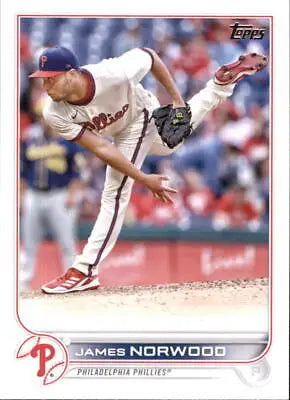 2022 Topps Update James Norwood Philadelphia Phillies Baseball Card NM-MT Showcase