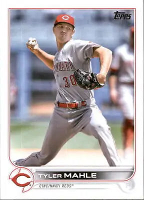 2022 Topps Update US21 Tyler Mahle Cincinnati Reds Baseball Card for collectors