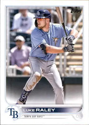 2022 Topps Update Luke Raley Tampa Bay Rays Baseball Card MLB Sport NM-MT