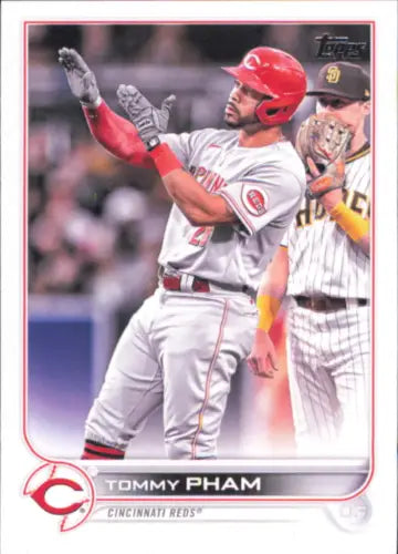 Tommy Pham Cincinnati Reds Baseball Card from 2022 Topps Update MLB Collection