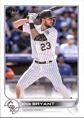 Kris Bryant Colorado Rockies 2022 Topps Update #US301 MLB Baseball Card NM-MT