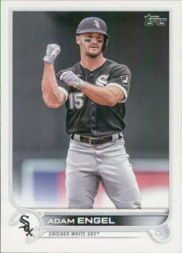 2022 Topps Update US323 Adam Engel baseball card with original gloss, White Sox