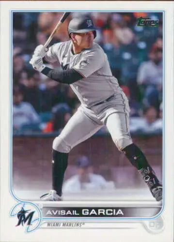 Baseball card of US324 Avisail Garcia, showcasing original gloss from Topps Update