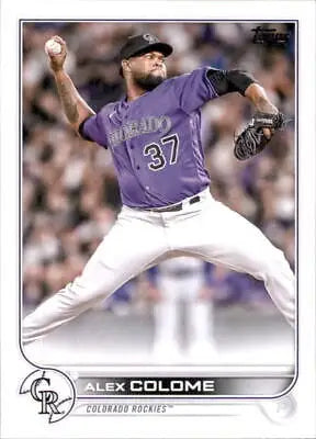 2022 Topps Update Alex Colome Colorado Rockies MLB Baseball Card NM-MT