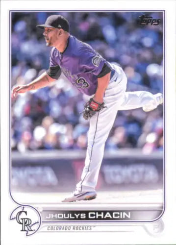 2022 Topps Update US40 Jhoulys Chacin Colorado Rockies Baseball Card MLB NM-MT