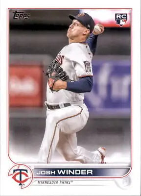 2022 Topps Update US6 Josh Winder Rookie Baseball Card for Minnesota Twins collectors