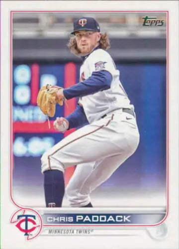 2022 Topps Update #US75 Chris Paddack baseball card with original gloss for collectors