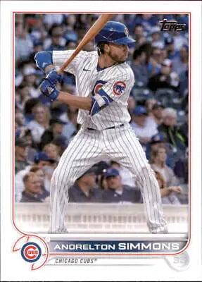 2022 Topps Update #US87 Andrelton Simmons Chicago Cubs Baseball Card MLB NM-MT