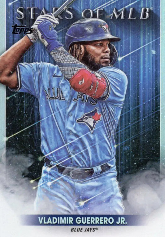 Topps Vladimir Guerrero Jr. Baseball card from 2022 Stars of MLB Inserts set