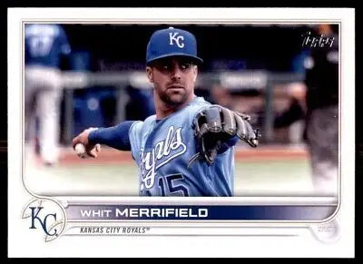 Whit Merrifield baseball card from 2022 Topps Kansas City Royals #245 text-align center