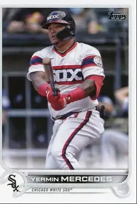 Yermin Mercedes baseball card from 2022 Topps Chicago White Sox legendary collection