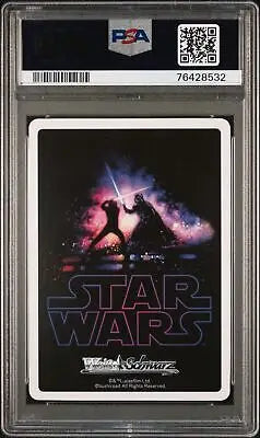 Encased Star Wars trading card 2022 Weiss Schwarz S49 PSA 10 Japanese SW S49