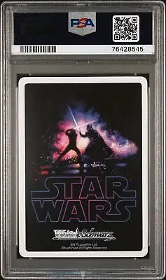 Graded Star Wars trading card Weiss Schwarz R2-D2 BB-8 Japanese SW S49 PSA 10