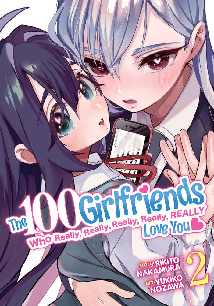 Manga book cover of 100 Girlfriends Who Really Love You Volume 2 for graphic novel collectors