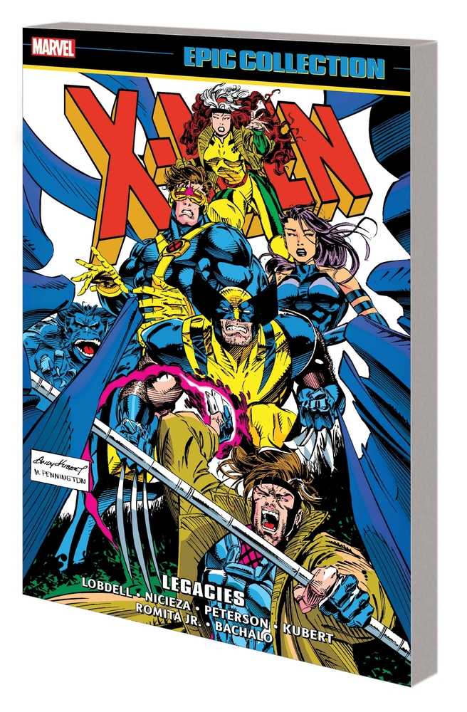 X-Men Epic Collection Legacies TPB cover featuring Uncanny X-Men in action poses