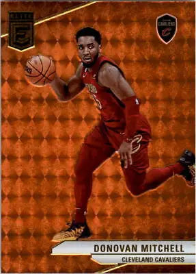 2023-24 Elite Orange #76 Donovan Mitchell Cleveland Cavaliers Basketball Card NM-MT