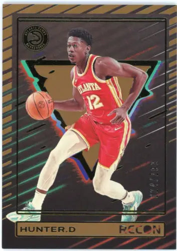 DeAndre Hunter 2023-24 Panini Recon Holo Bronze #172 basketball card Atlanta Hawks