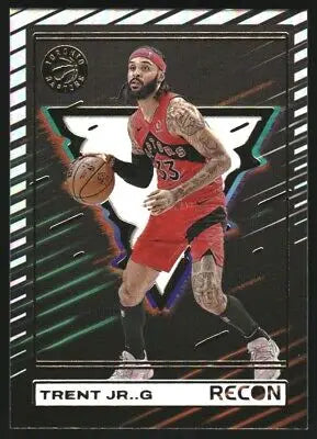 2023-24 Panini Recon Holo #166 Gary Trent Jr Toronto Raptors Basketball Trading Card