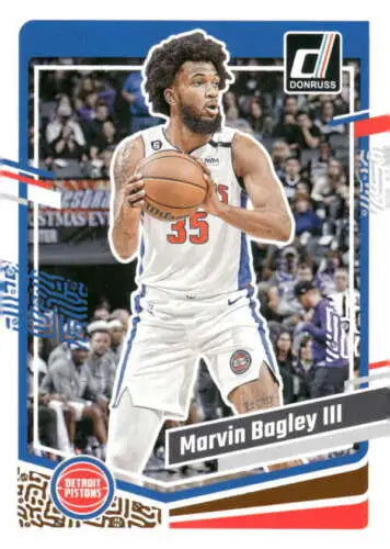 Marvin Bagley III basketball card from 2023-24 Donruss with original gloss finish