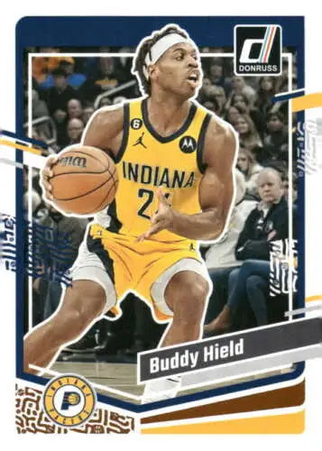 Buddy Hield basketball card 2023-24 Donruss #109 NM-MT original gloss Pacers