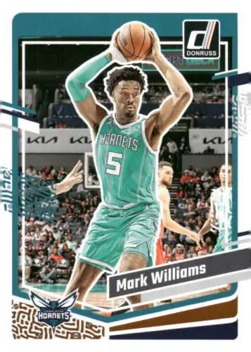 2023-24 Donruss #125 Mark Williams basketball card with original gloss from Simply Sandoval