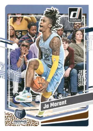 Ja Morant basketball card 2023-24 Donruss NM-MT Grizzlies original gloss design