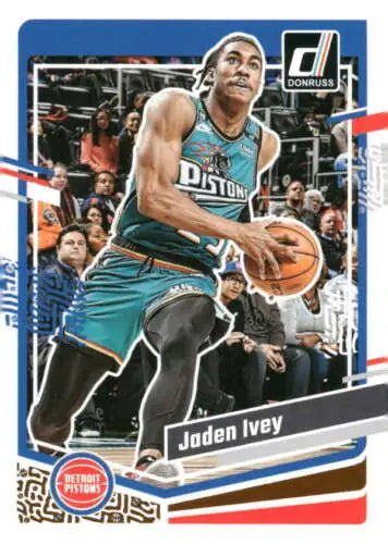 2023-24 Donruss #135 Jaden Ivey basketball card with original gloss from Simply Sandoval