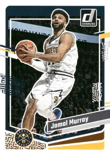 Jamal Murray basketball card from 2023-24 Donruss with original gloss, Simply Sandoval