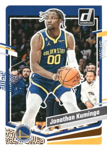 Basketball trading card 2023-24 Donruss Jonathan Kuminga original gloss NM-MT Warriors