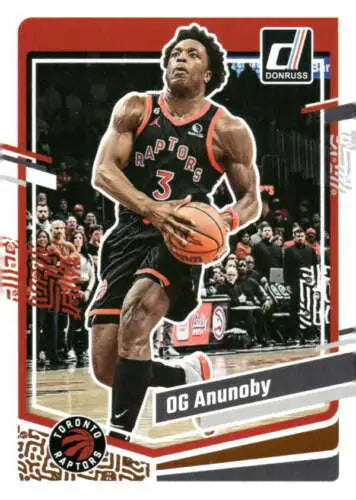 2023-24 Donruss #151 OG Anunoby NM-MT basketball card for Raptors fans