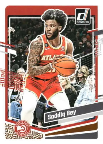 Saddiq Bey basketball card 2023-24 Donruss #175 featuring original gloss finish