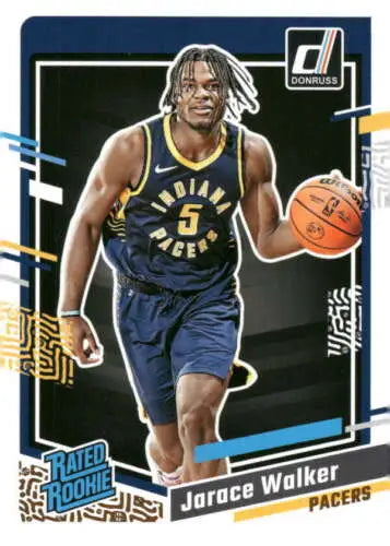 Jarace Walker 2023-24 Donruss Rated Rookie basketball card with original gloss finish