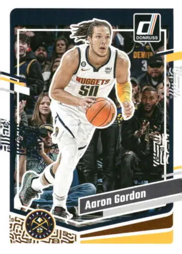 Aaron Gordon basketball card 2023-24 Donruss NM-MT Nuggets Simply Sandoval original gloss