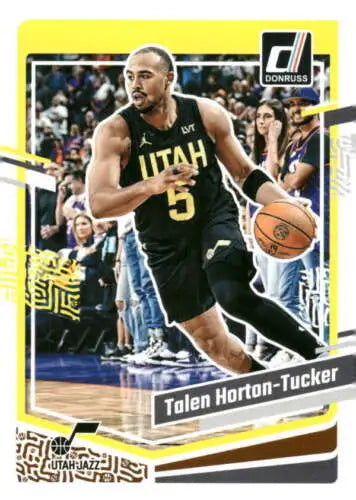 2023-24 Donruss #49 Talen Horton-Tucker NM-MT Jazz card with original gloss finish