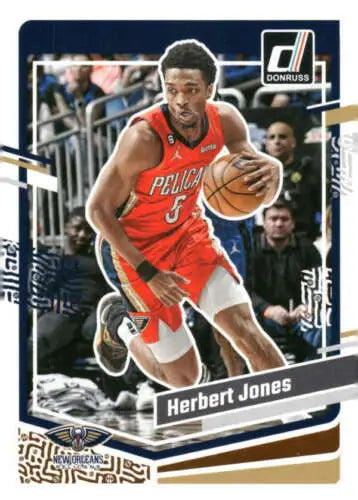 Herbert Jones basketball card from 2023-24 Donruss with original gloss by Simply Sandoval