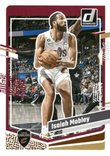 Isaiah Mobley basketball card 2023-24 Donruss NM-MT original gloss from Simply Sandoval