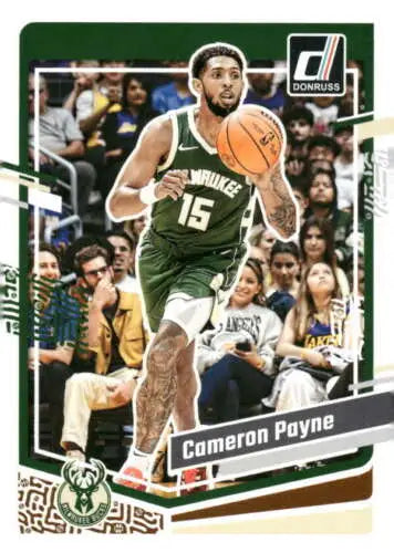 Cameron Payne basketball card 2023-24 Donruss original gloss Simply Sandoval Bucks