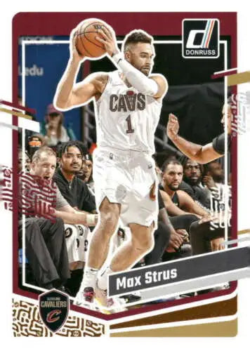 Max Strus basketball card 2023-24 Donruss original gloss Cavaliers Simply Sandoval