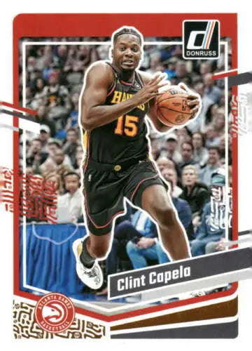 Clint Capela basketball card from 2023-24 Donruss with original gloss finish