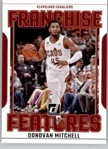 2023-24 Donruss Franchise Features #6 Donovan Mitchell Basketball Card Original Gloss