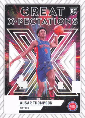 2023-24 Donruss Great X-Pectations Ausar Thompson Rookie Pistons Card NM-MT