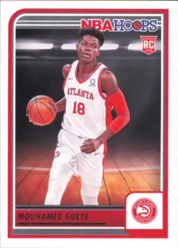 Mouhamed Gueye Rookie Atlanta Hawks Basketball Card 2023-24 Hoops #233 NM-MT