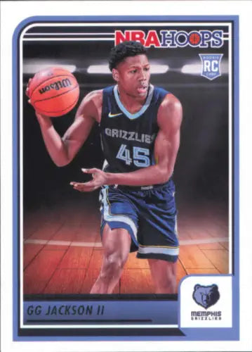 2023-24 Hoops #275 GG Jackson II Rookie Memphis Grizzlies Basketball Card NM-MT