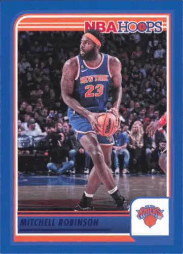 Mitchell Robinson 2023-24 Hoops Blue #121 New York Knicks Basketball Card NM-MT