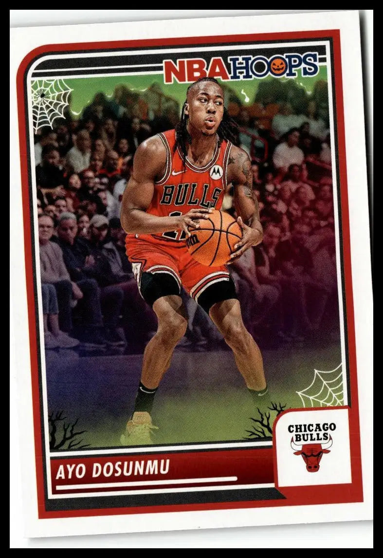 Ayo Dosunmu basketball card from 2023-24 Hoops Haunted Hoops #205 Chicago Bulls