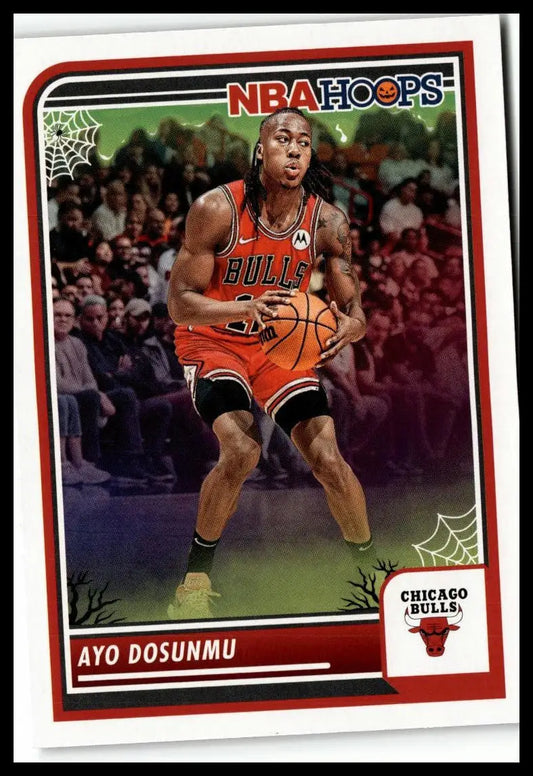 Ayo Dosunmu basketball card from 2023-24 Hoops Haunted Hoops #205 Chicago Bulls